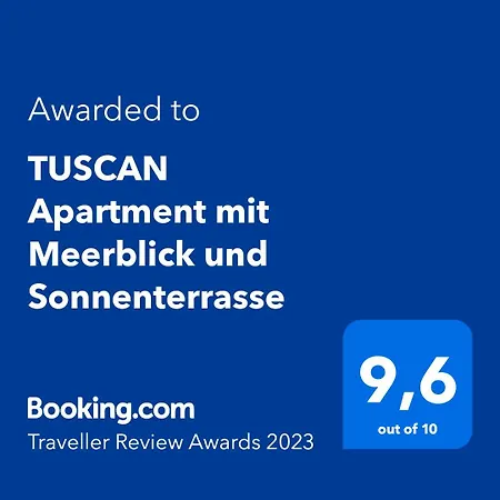 Apartment Tuscan Mit Meerblick Und Sonnenterrasse *