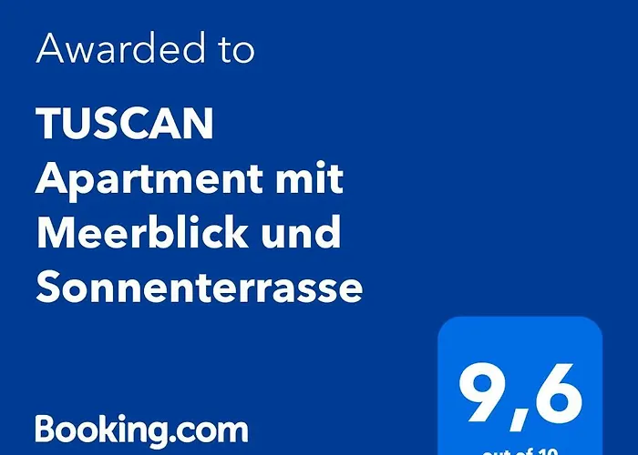 아파트 Tuscan Mit Meerblick Und Sonnenterrasse *